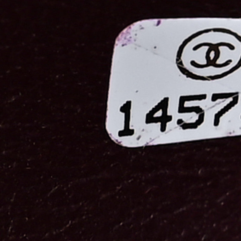 Lambskin Quilted Maxi Double Flap Black