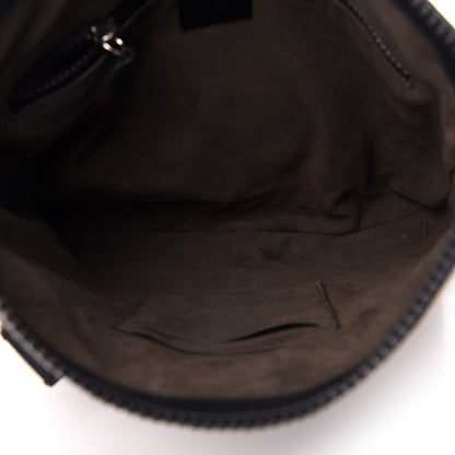 Gucci GG Supreme Monogram Flat Messenger Bag Black 5 of 16