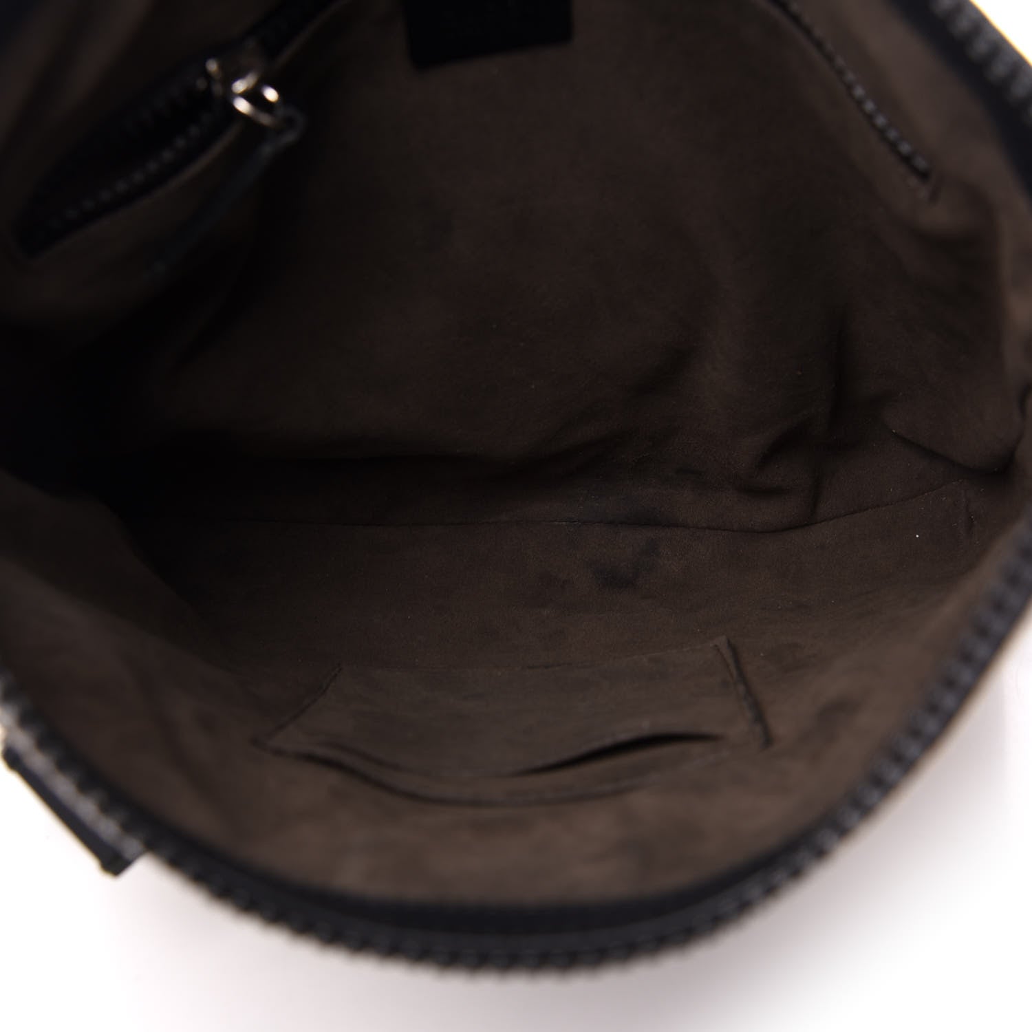 Gucci GG Supreme Monogram Flat Messenger Bag Black 5 of 16