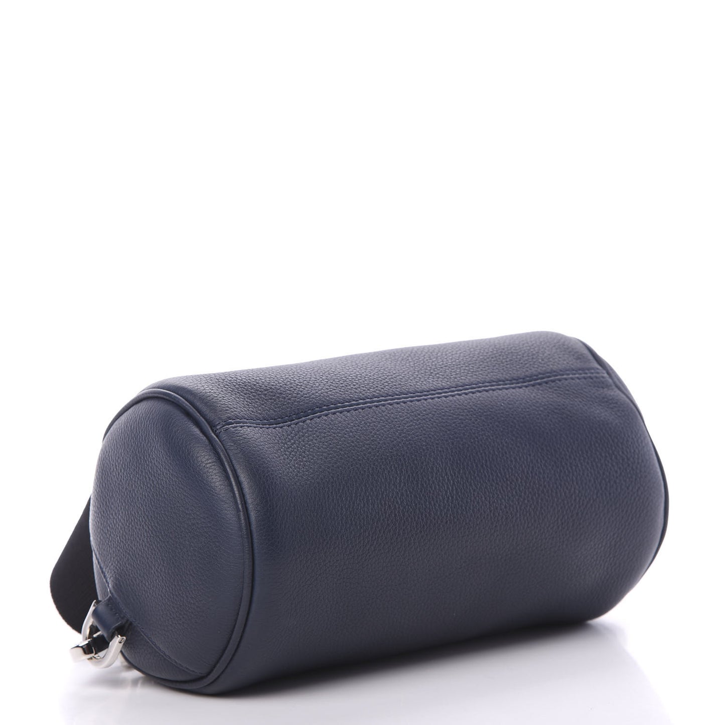 HOMME Grained Calfskin Mens Roller Pouch Navy Blue