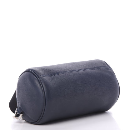 Christian Dior HOMME Grained Calfskin Mens Roller Pouch Navy Blue 3 of 9