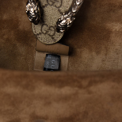 Gucci GG Supreme Monogram Mini Dionysus Shoulder Bag Taupe 10 of 11