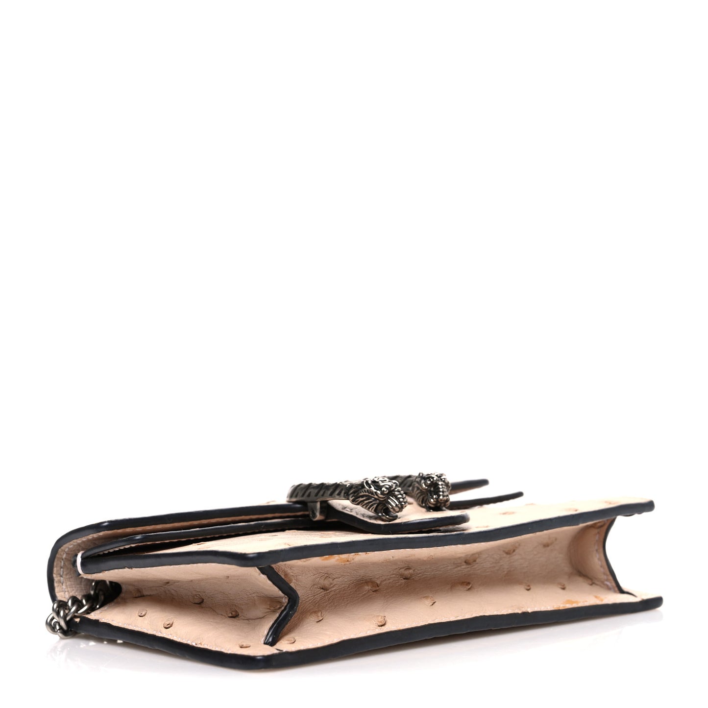 Ostrich Super Mini Dionysus Shoulder Bag Pink