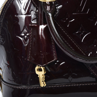 Louis Vuitton Vernis Alma BB Amarante 7 of 11