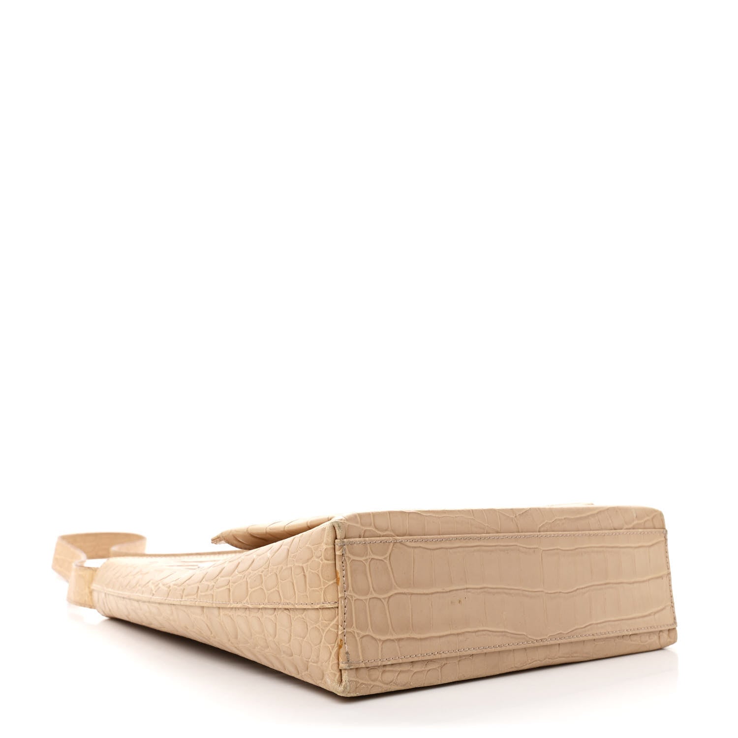 Salvatore Ferragamo Alligator Hobo Cream 4 of 14