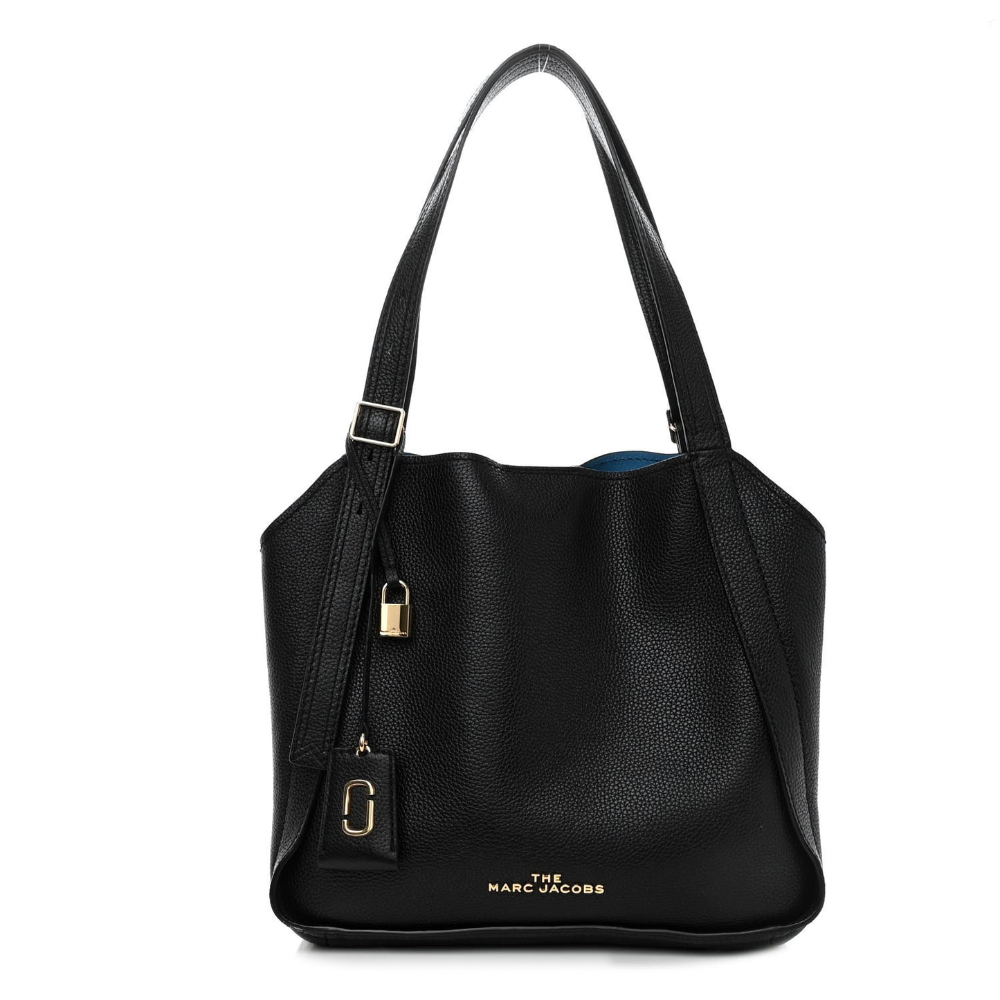 Grained Calfskin The Director Tote Black