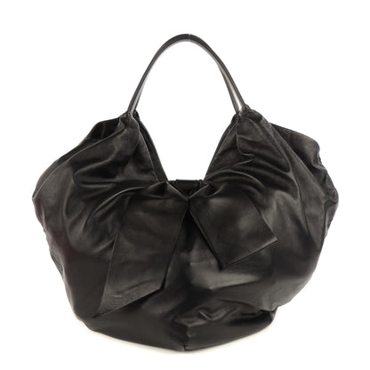 Valentino Garavani Nappa 360 Bow Hobo Black 1 of 8
