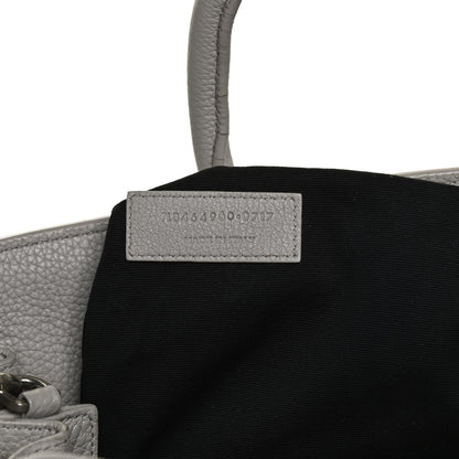 Saint Laurent Grained Calfskin Small Supple Sac De Jour Mouse Grey 7 of 12