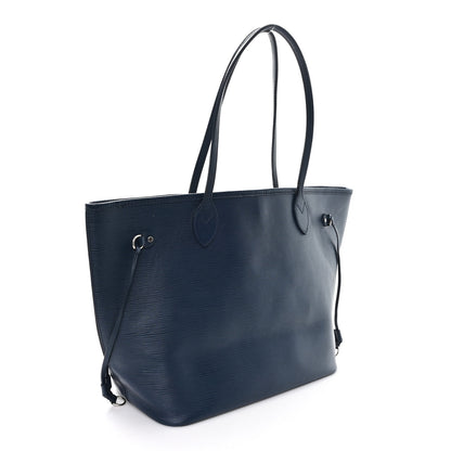 Louis Vuitton Epi Neverfull MM Indigo 4 of 10