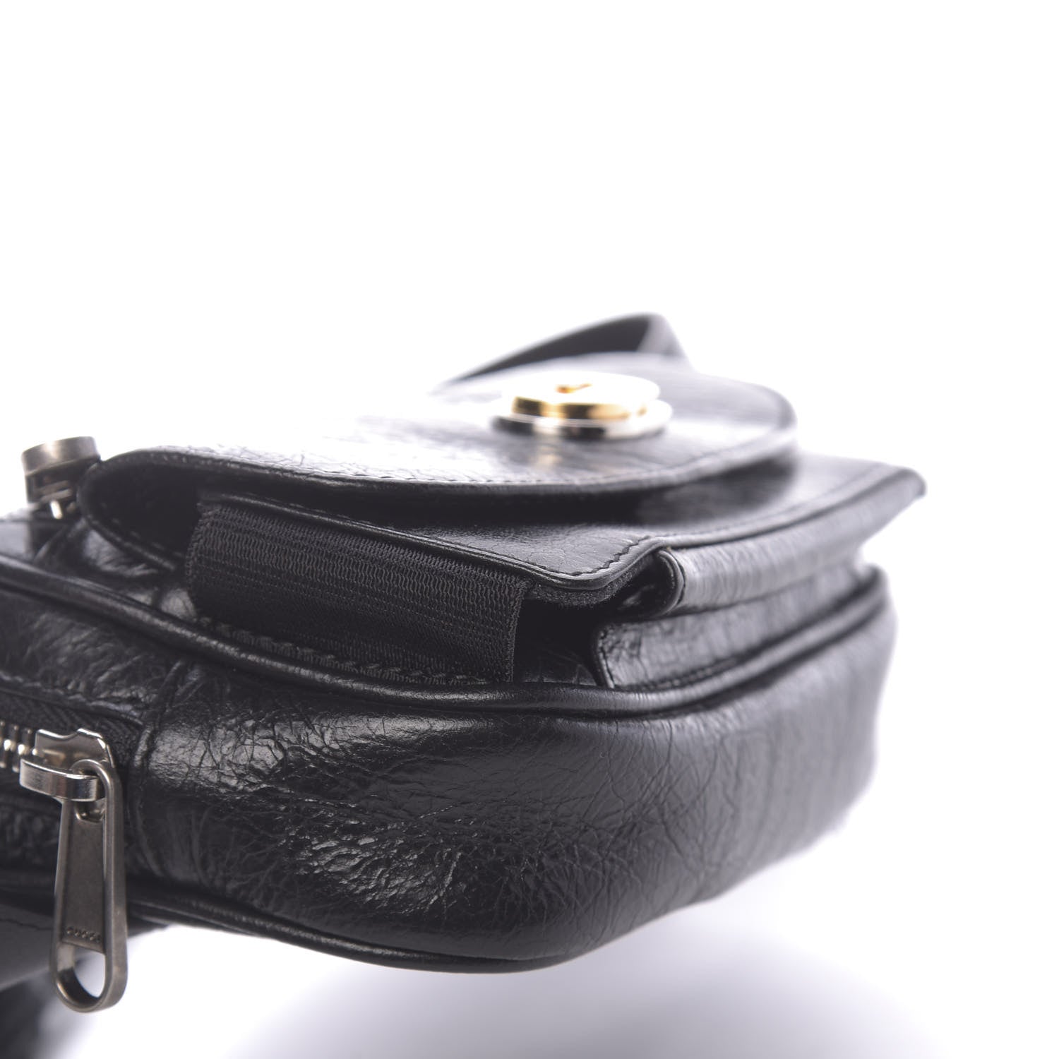 Gucci Fluffy Calfskin Mini Morpheus Belt Bag 90 36 Black 9 of 11