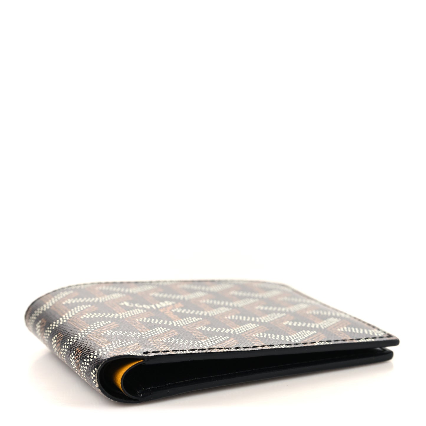 Goyardine Bi-Fold Victoire PM Wallet Black