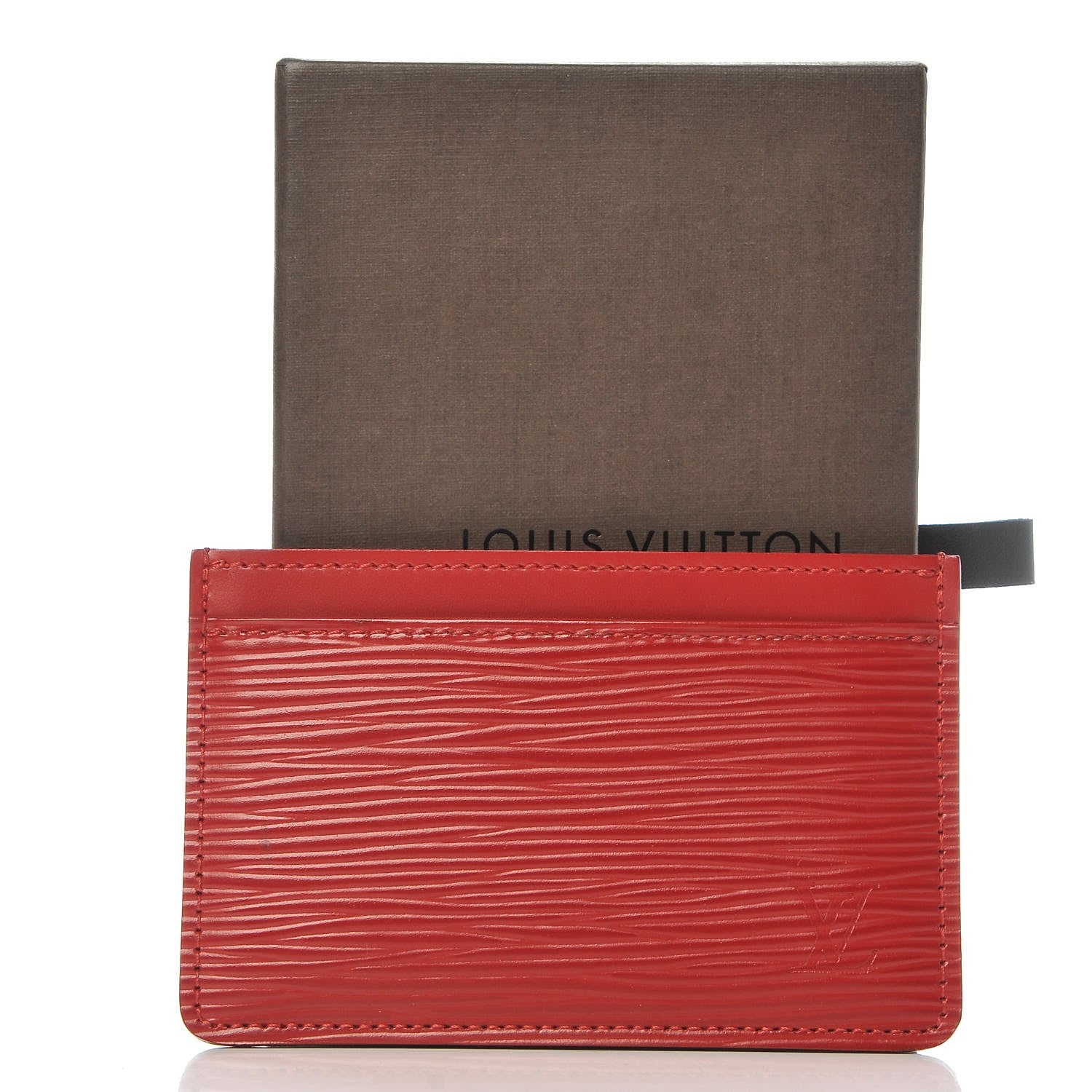Louis Vuitton Epi Card Holder Carmine 7 of 7