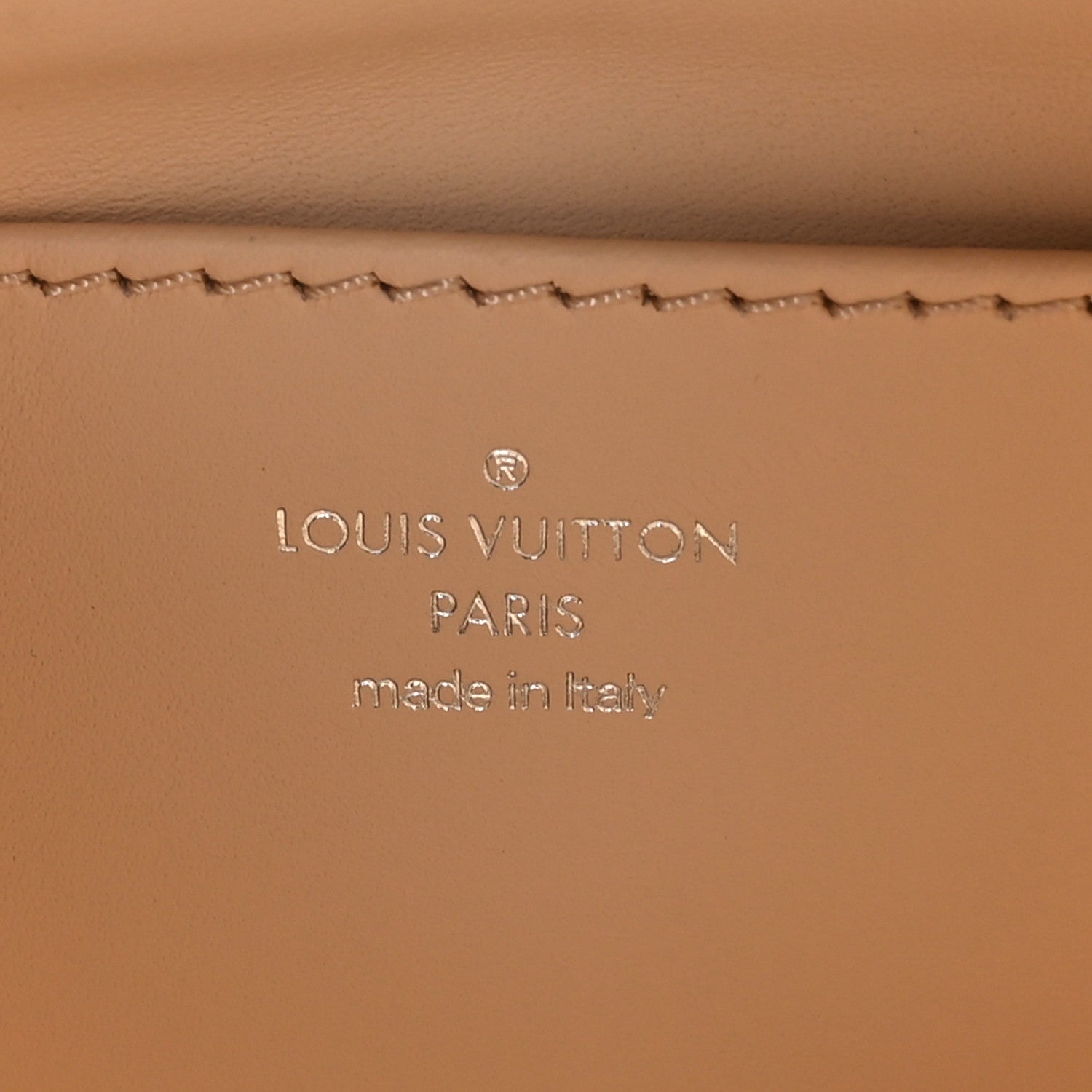 Louis Vuitton Lambskin Studded Malletage Top Handle GO-14 MM Beige 7 of 10