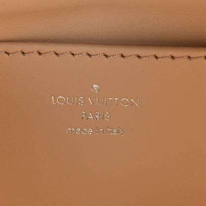 Louis Vuitton Lambskin Studded Malletage Top Handle GO-14 MM Beige 7 of 10