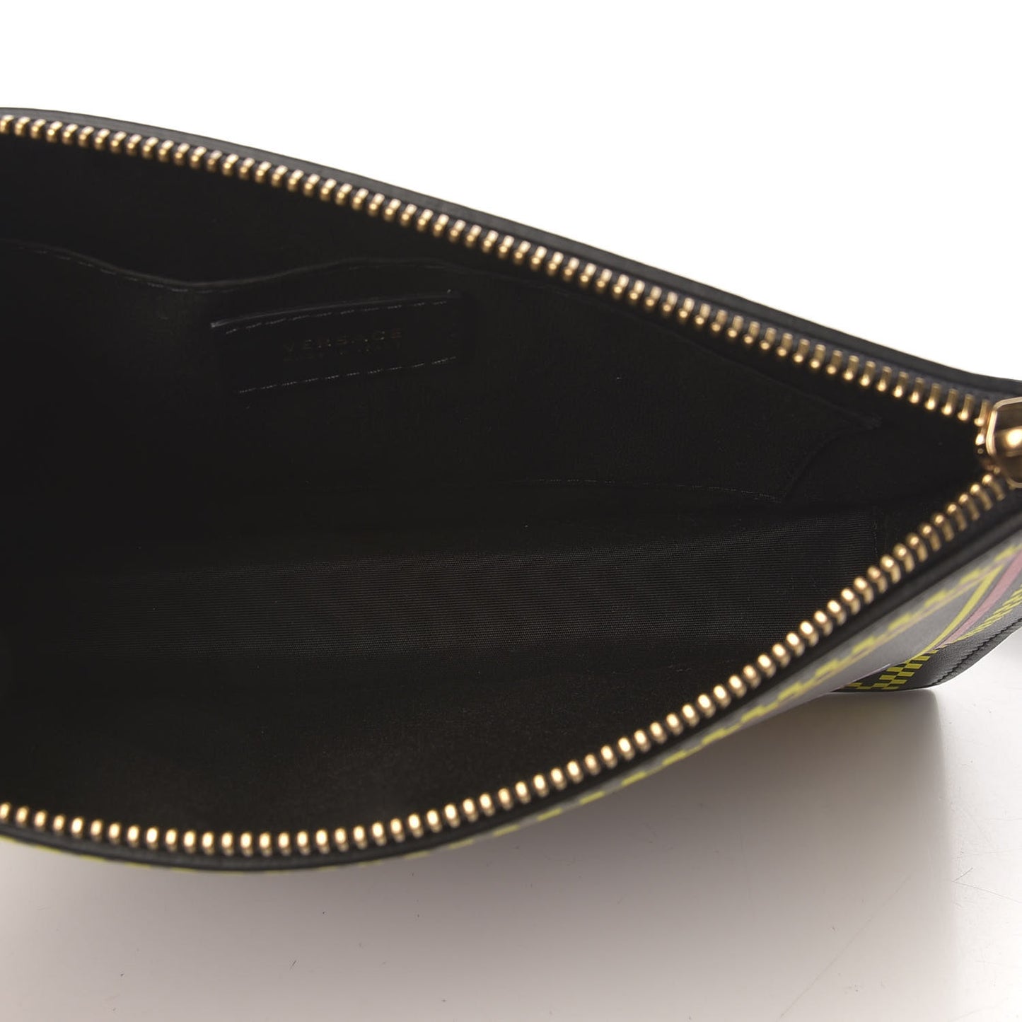 Calfskin 90's Vintage Logo Crossbody Clutch Black Multicolor