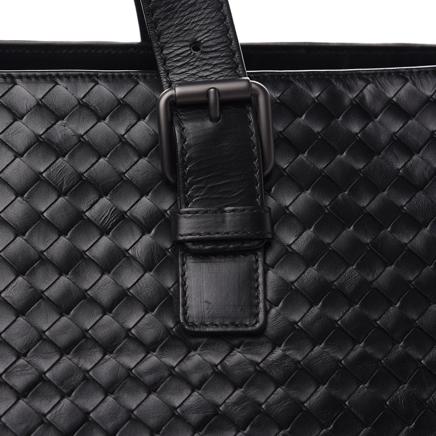Nappa Intrecciato Tote Black