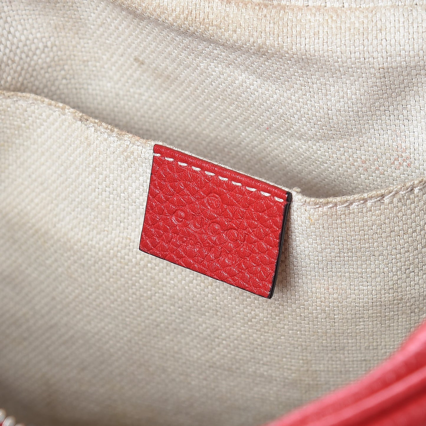 Pebbled Calfskin Small Soho Disco Bag Tabasco Red