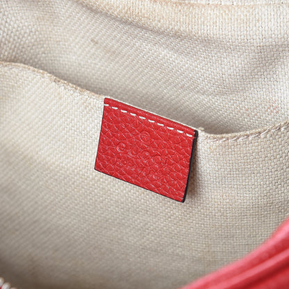 Gucci Pebbled Calfskin Small Soho Disco Bag Tabasco Red 8 of 16