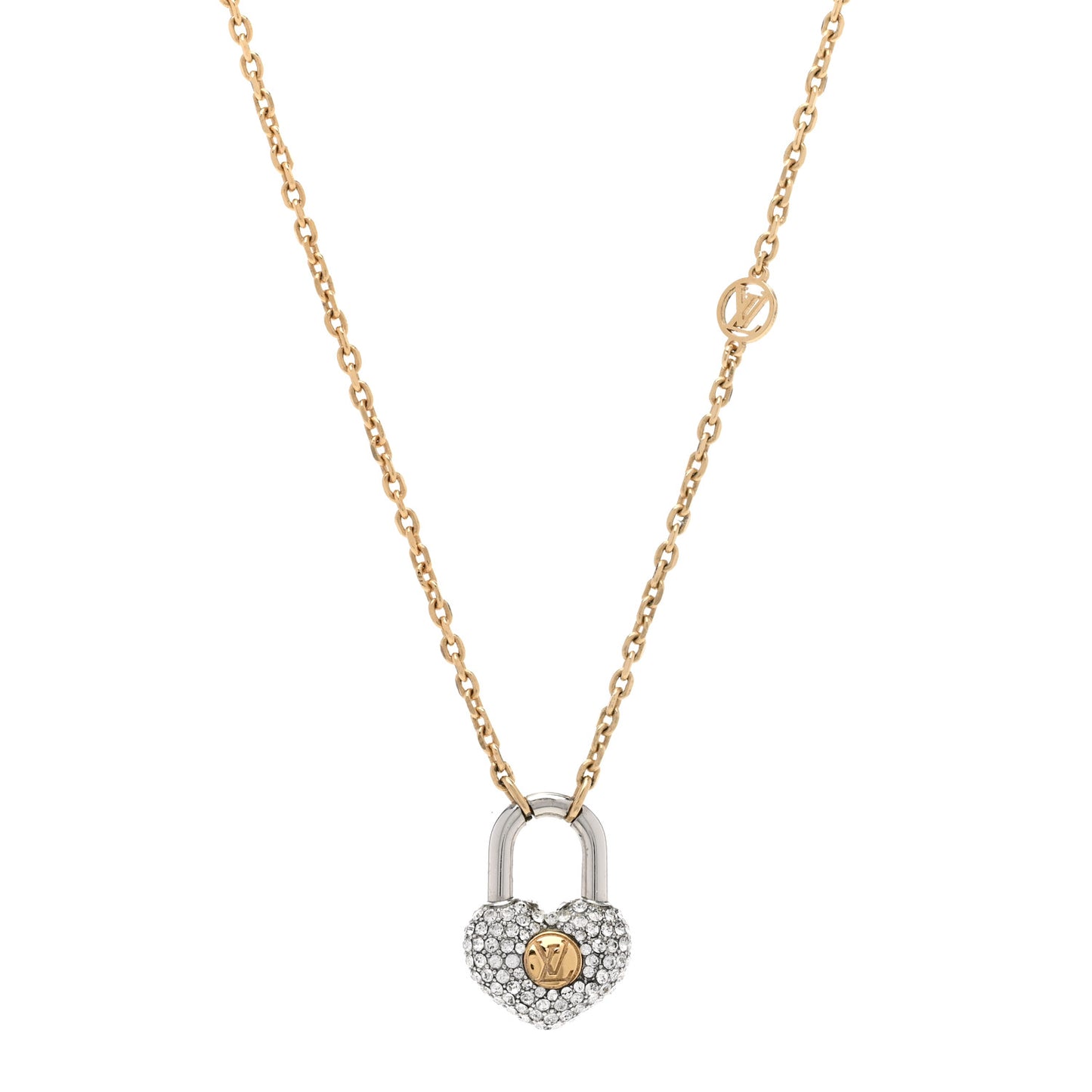 Crystal Crazy In Lock Necklace