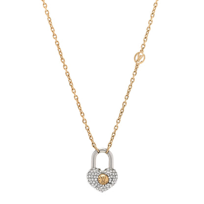 Louis Vuitton Crystal Crazy In Lock Necklace 1 of 8