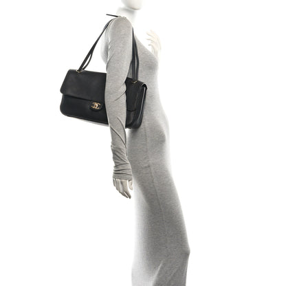 Chanel Grained Calfskin Small Souplissimo Maxi Flap Black 2 of 11