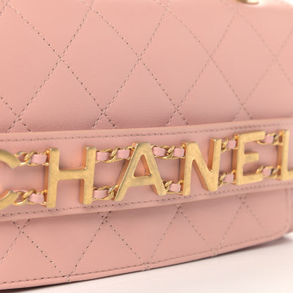 Chanel Calfskin Quilted Small Enchained Flap Light Pink 5 of 5