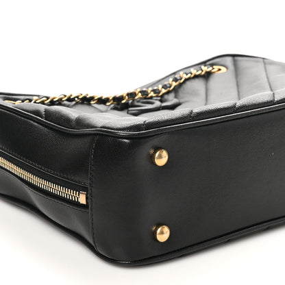 Chanel Lambskin Quilted Coco Vintage Camera Case Black 9 of 10