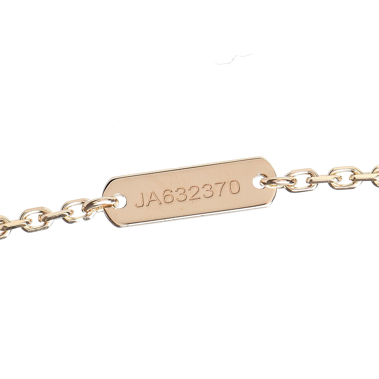 18K Yellow Gold Vintage Alhambra Pendant Necklace