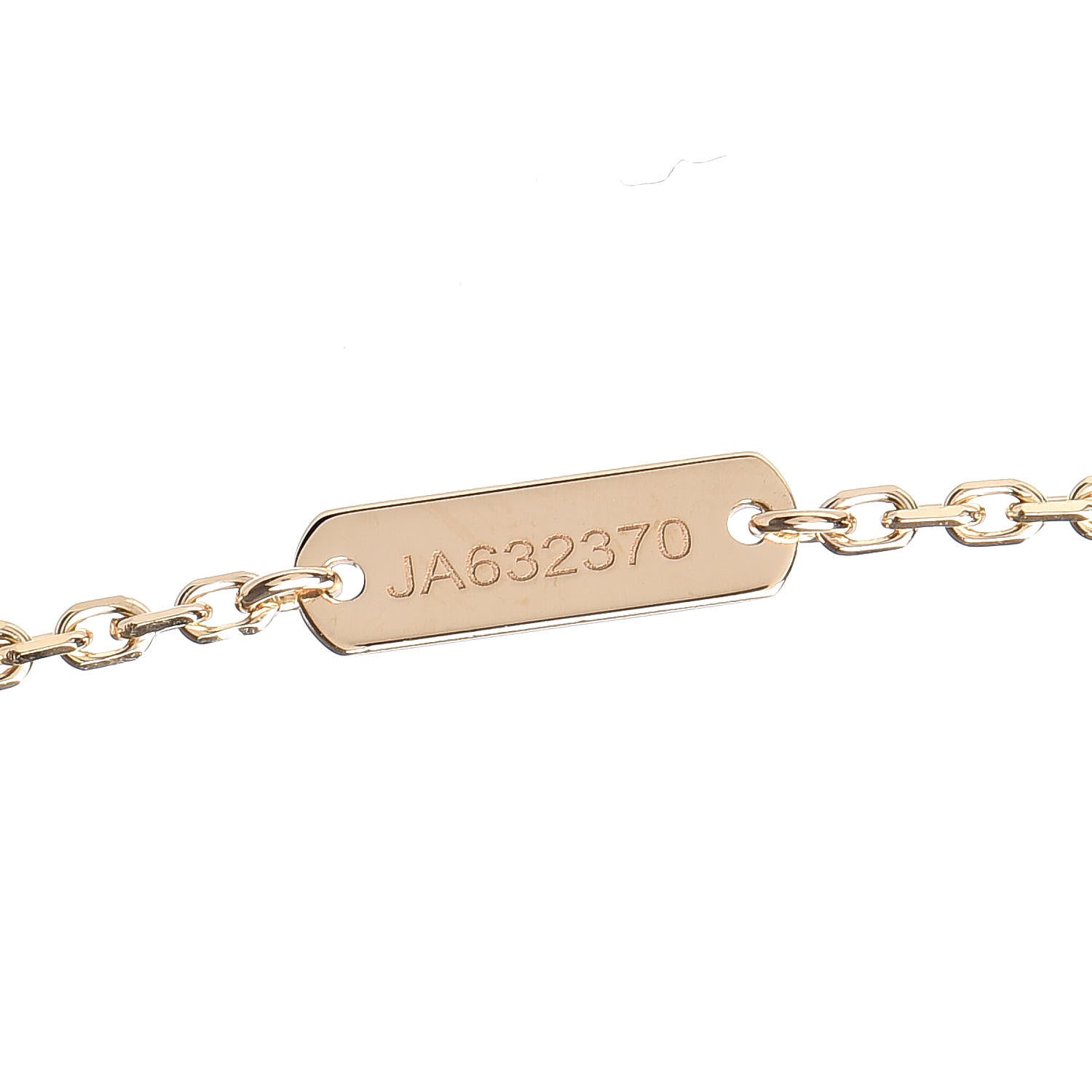 Van Cleef & Arpels 18K Yellow Gold Vintage Alhambra Pendant Necklace 6 of 8
