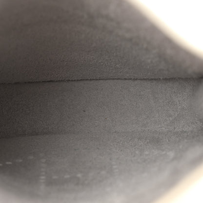 Hermes Taurillon Clemence Evelyne TPM New White 5 of 11