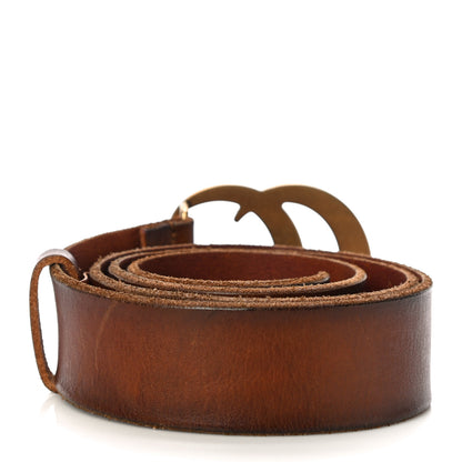 Gucci Faded Calfskin Double G 40mm Belt 95 38 Cuir 3 of 17