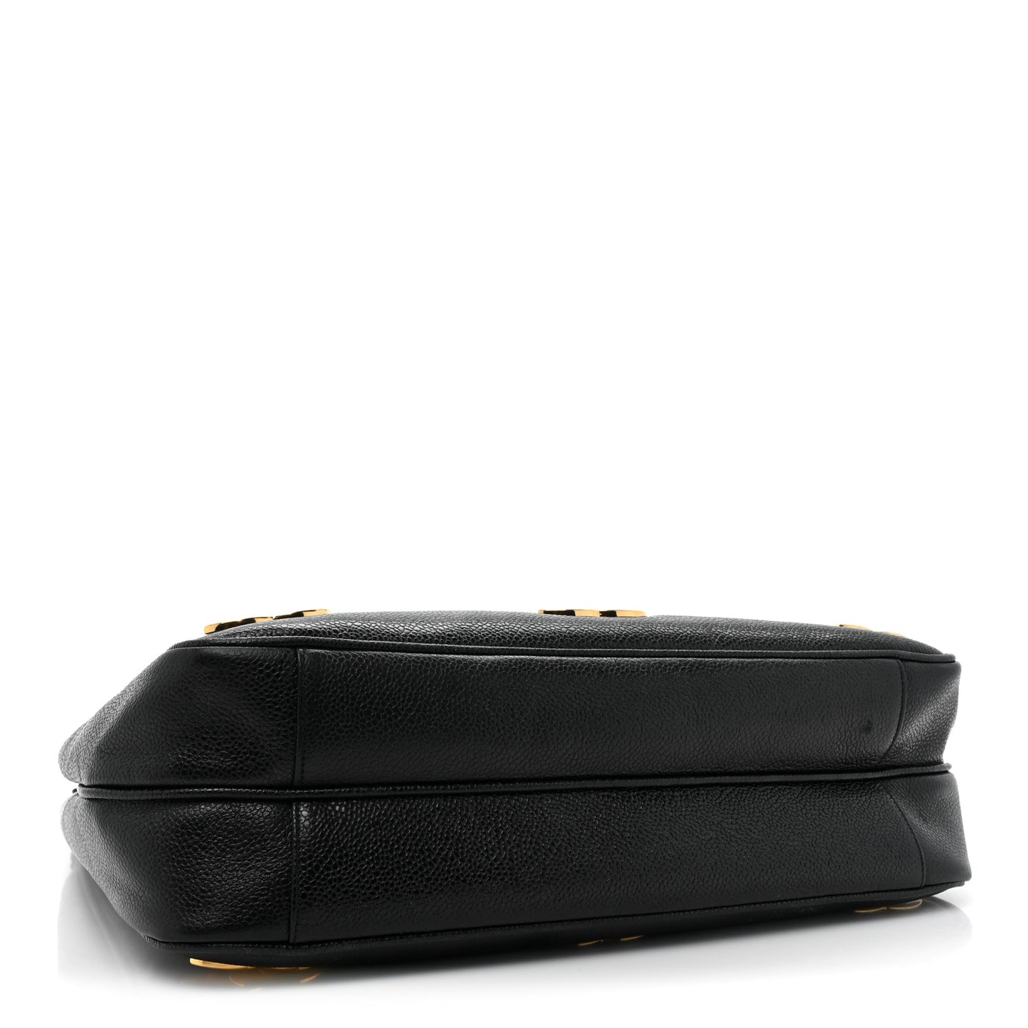 Caviar Triple CC Shoulder Bag Black