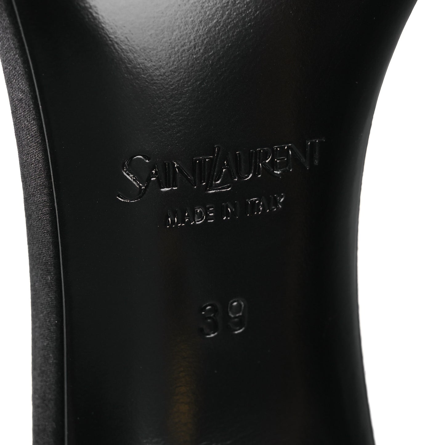 Crepe Satin Crystal Opyum Mules 39 Black