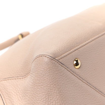 MCM Calfskin Tote Beige 11 of 12