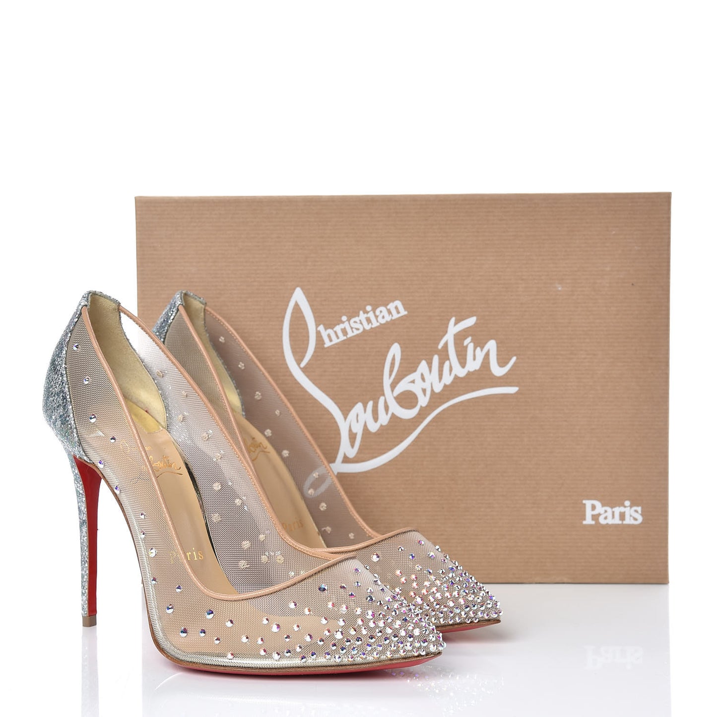 Crystal Strass Follies 100 Pumps 37 Crystal