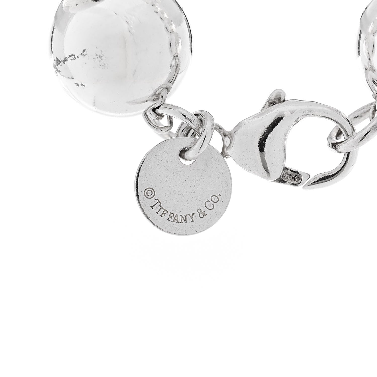 Tiffany Sterling Silver 10mm Hardwear Ball Bracelet 3 of 4
