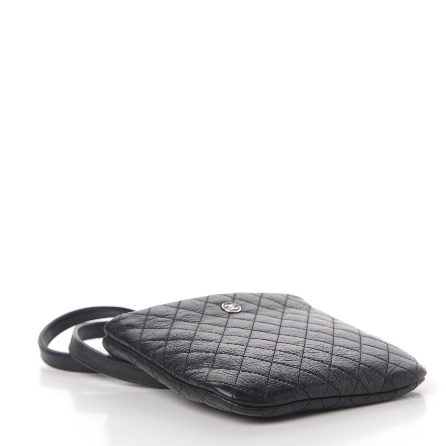 Chanel Calfskin Quilted Crossbody Bag Black 4 of 12