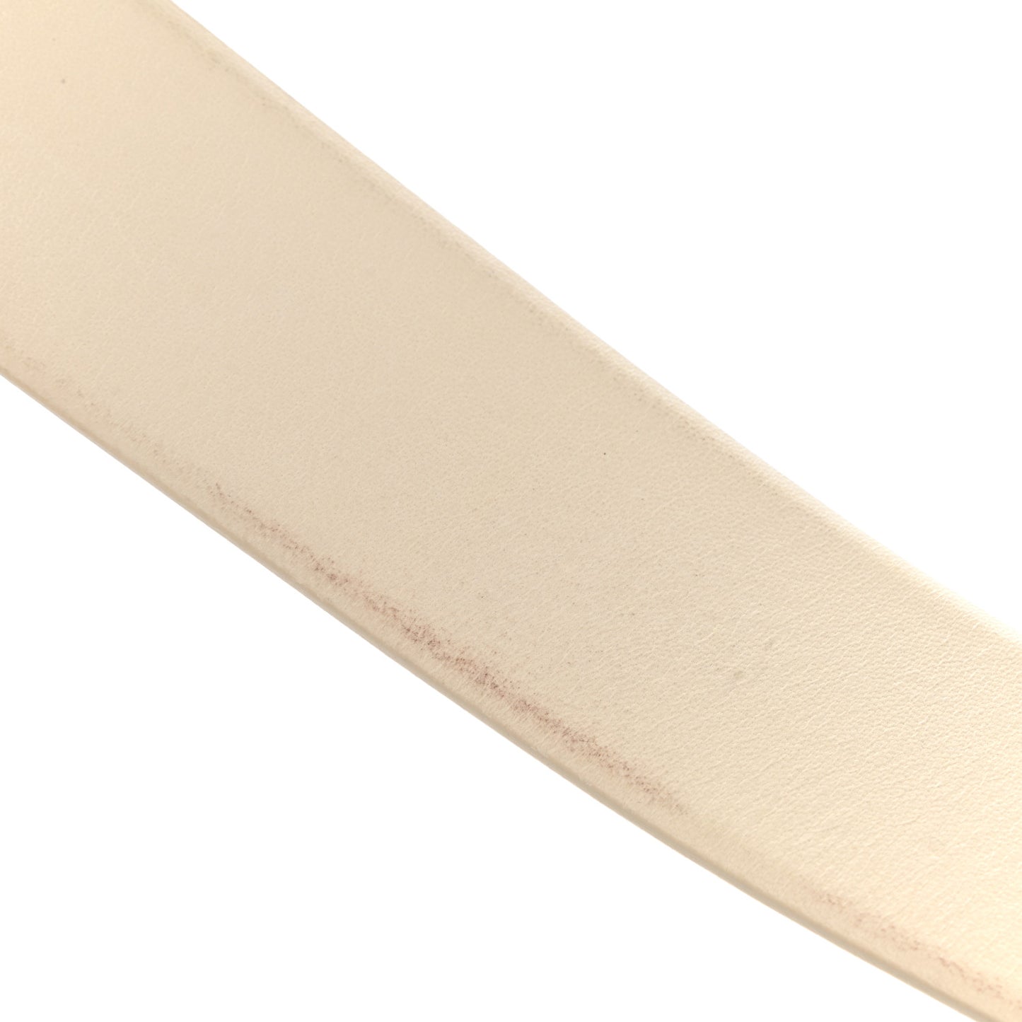 Calfskin CC Belt 90 36 White