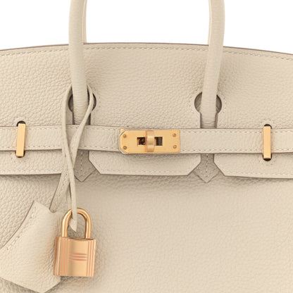 Hermes Togo Birkin 25 Craie 8 of 11