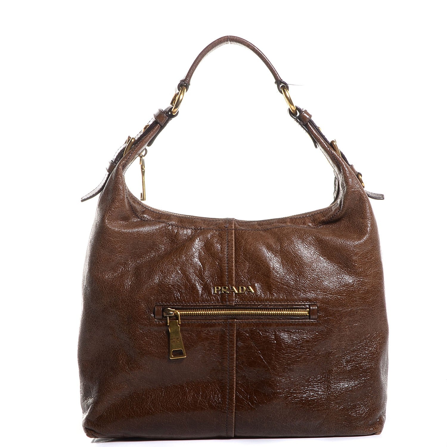 Prada Vitello Shine Hobo 1 of 10