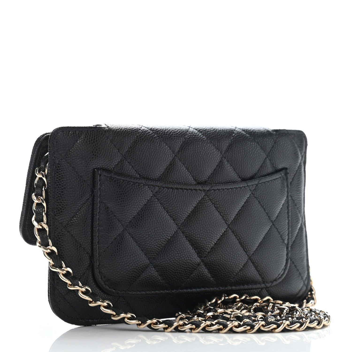 Chanel Caviar Fabric Graffiti Foldable Tote Bag With Chain Black Multicolor 5 of 12