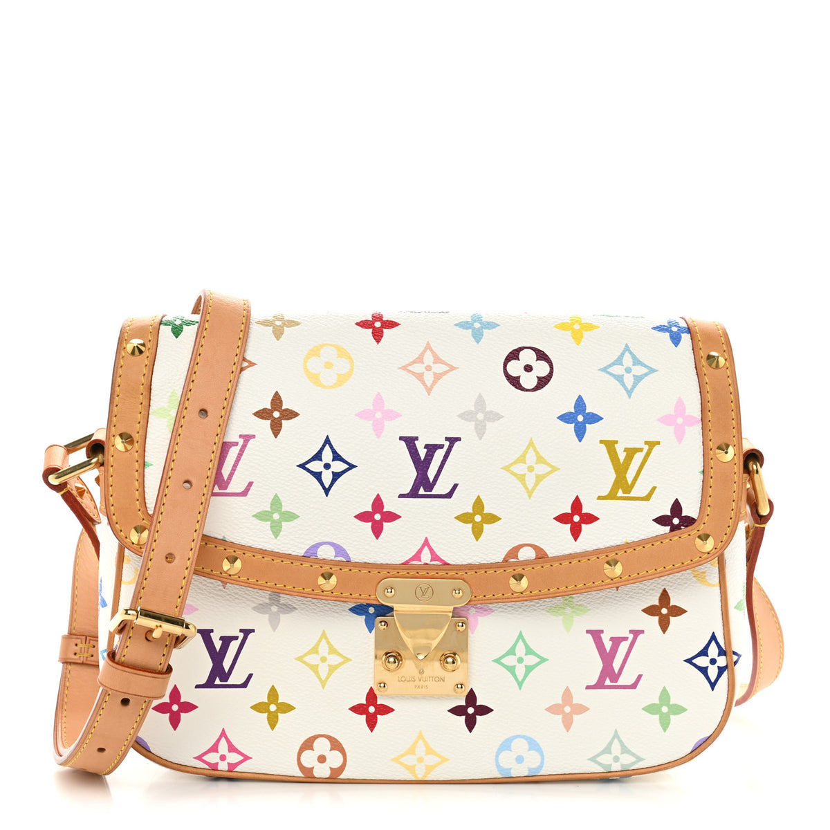 Louis Vuitton Monogram Multicolor Sologne White 1 of 13