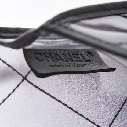 Chanel Vinyl Quilted Degrade Jumbo Single Flap Black 6 of 14