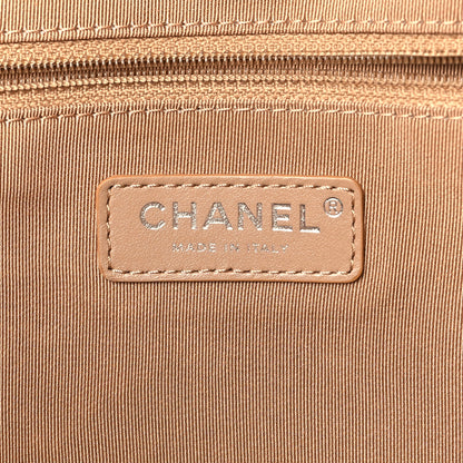 Chanel Wool Felt Large Deauville Tote Grey Beige 6 of 10