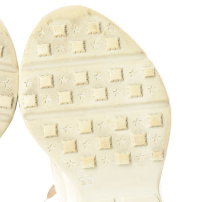Gucci Calfskin Logo Womens Rhyton Sneakers 35.5 Ivory 14 of 16