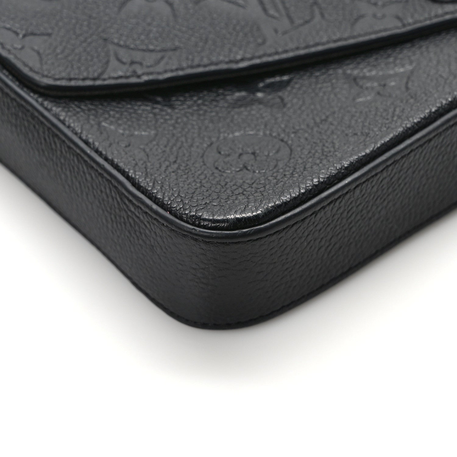 Louis Vuitton Empreinte Pochette Felicie Chain Wallet Black 10 of 11