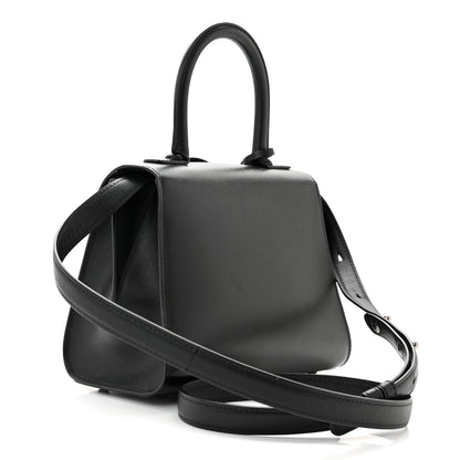 Delvaux Box Calfskin Mini Brillant Satchel Black 3 of 10