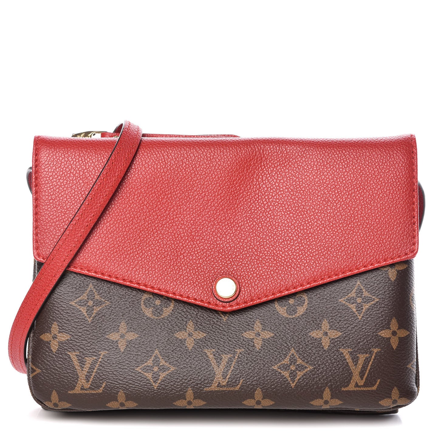 Monogram Twice Pochette Cherry