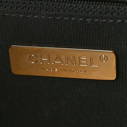 Chanel Tweed Quilted Large Chanel 19 Flap Black White 6 of 11