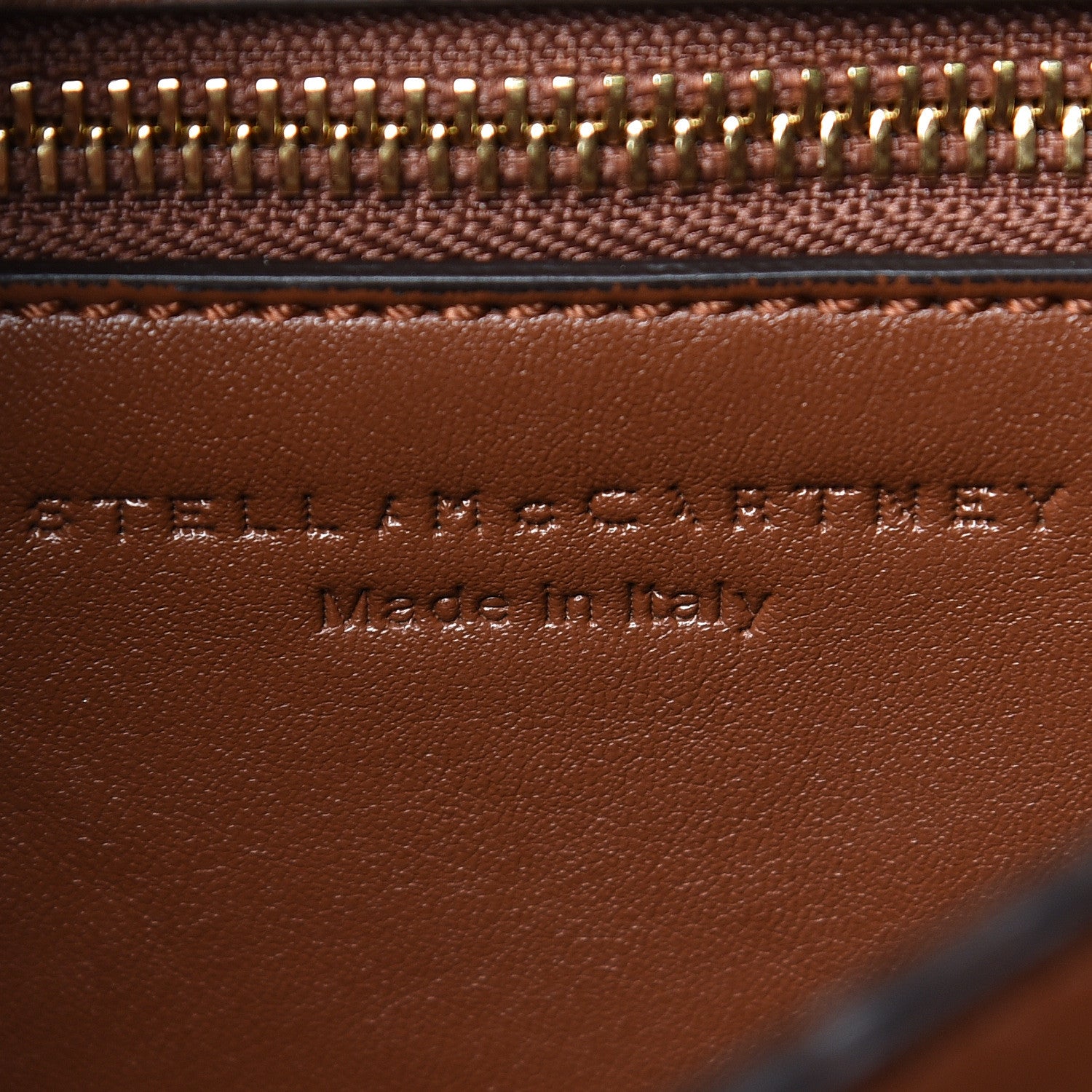 Stella McCartney Alter Snake Embossed Studded Small Flo Shoulder Bag Cinnamon 6 of 8